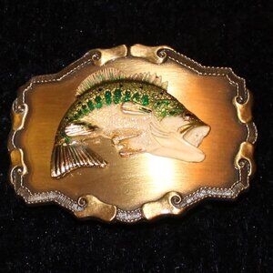Vintage Raintree Buckle Big Mouth Bass